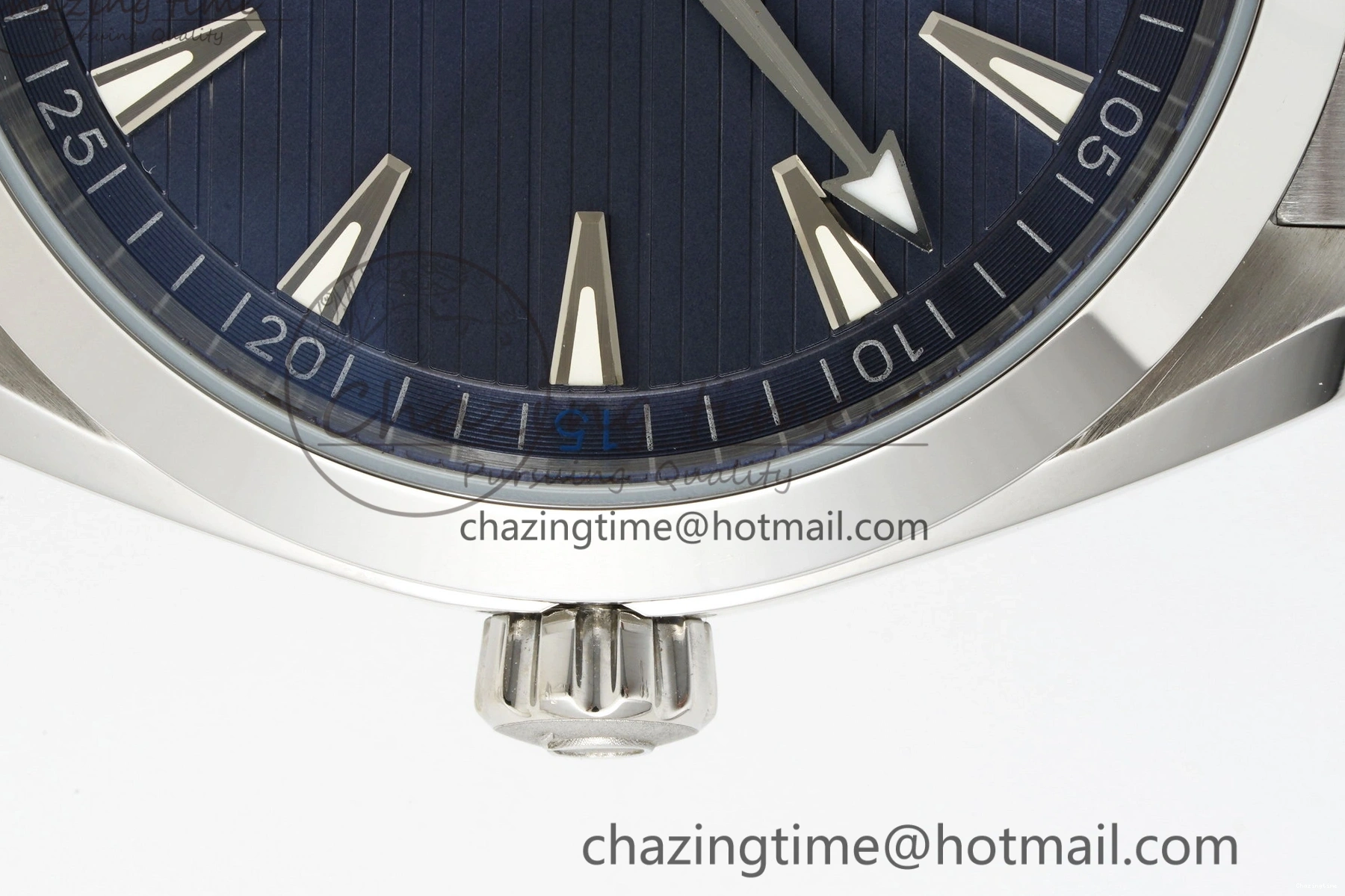 1220 FreshLook Aqua Terra 150M SS JQK 1:1 Best Edition Blue Dial Blue Hand on SS Bracelet A 7831